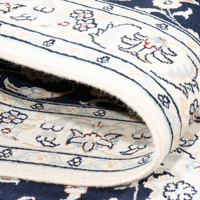 Läufer Perser - Nain - Premium - 302 x 81 cm - dunkelblau
