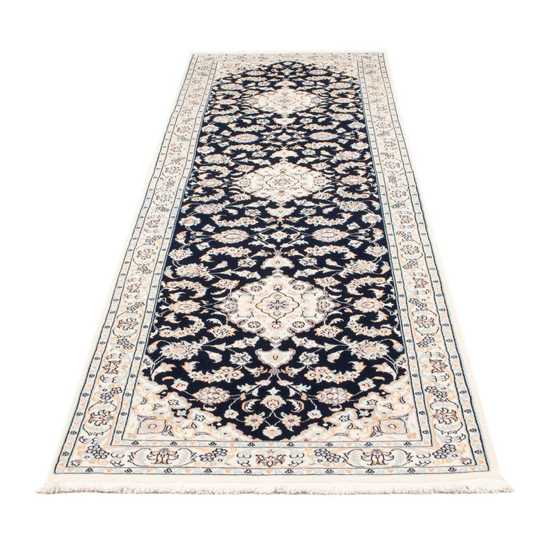 Läufer Perser - Nain - Premium - 295 x 80 cm - dunkelblau
