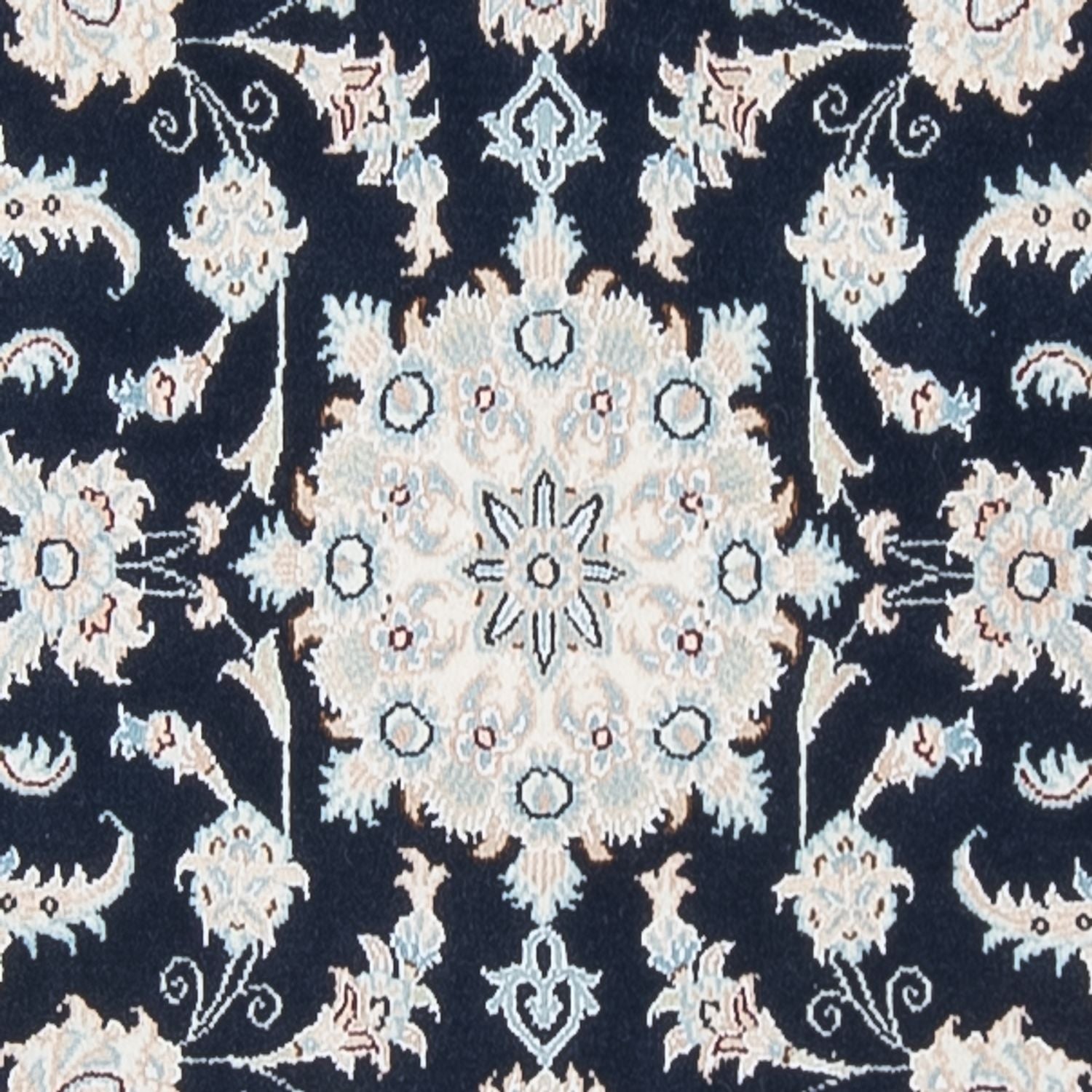 Läufer Perser - Nain - Premium - 302 x 80 cm - dunkelblau
