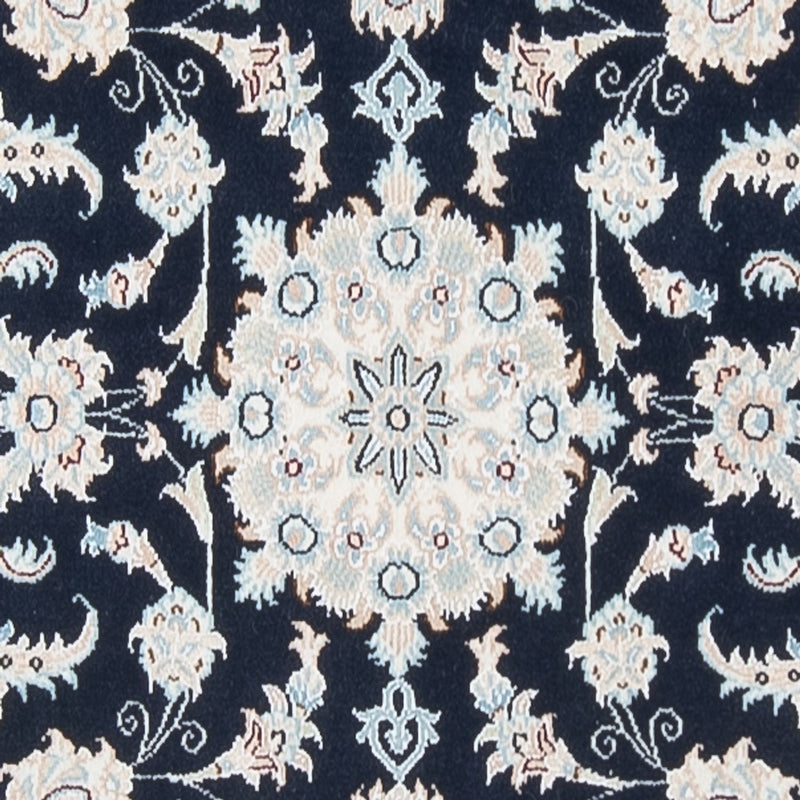 Läufer Perser - Nain - Premium - 302 x 80 cm - dunkelblau