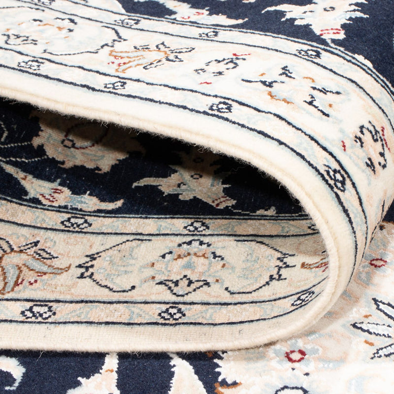 Läufer Perser - Nain - Premium - 302 x 80 cm - dunkelblau