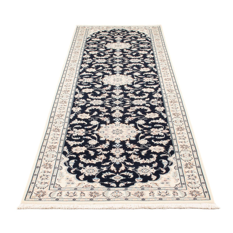 Läufer Perser - Nain - Premium - 302 x 80 cm - dunkelblau