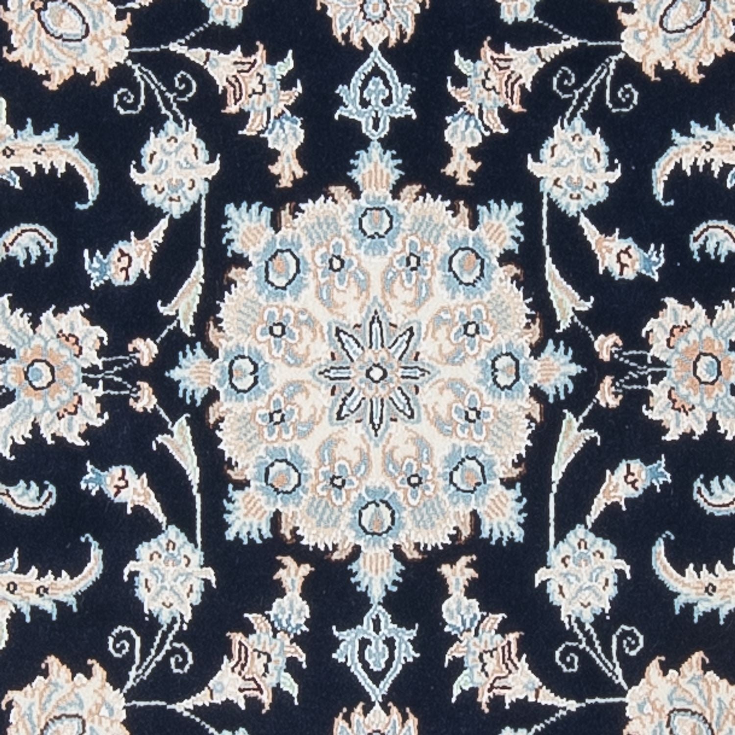 Läufer Perser - Nain - Premium - 305 x 82 cm - dunkelblau