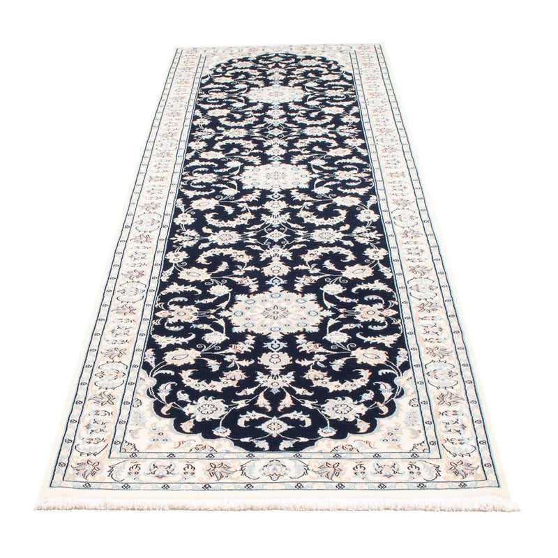 Läufer Perser - Nain - Premium - 305 x 82 cm - dunkelblau