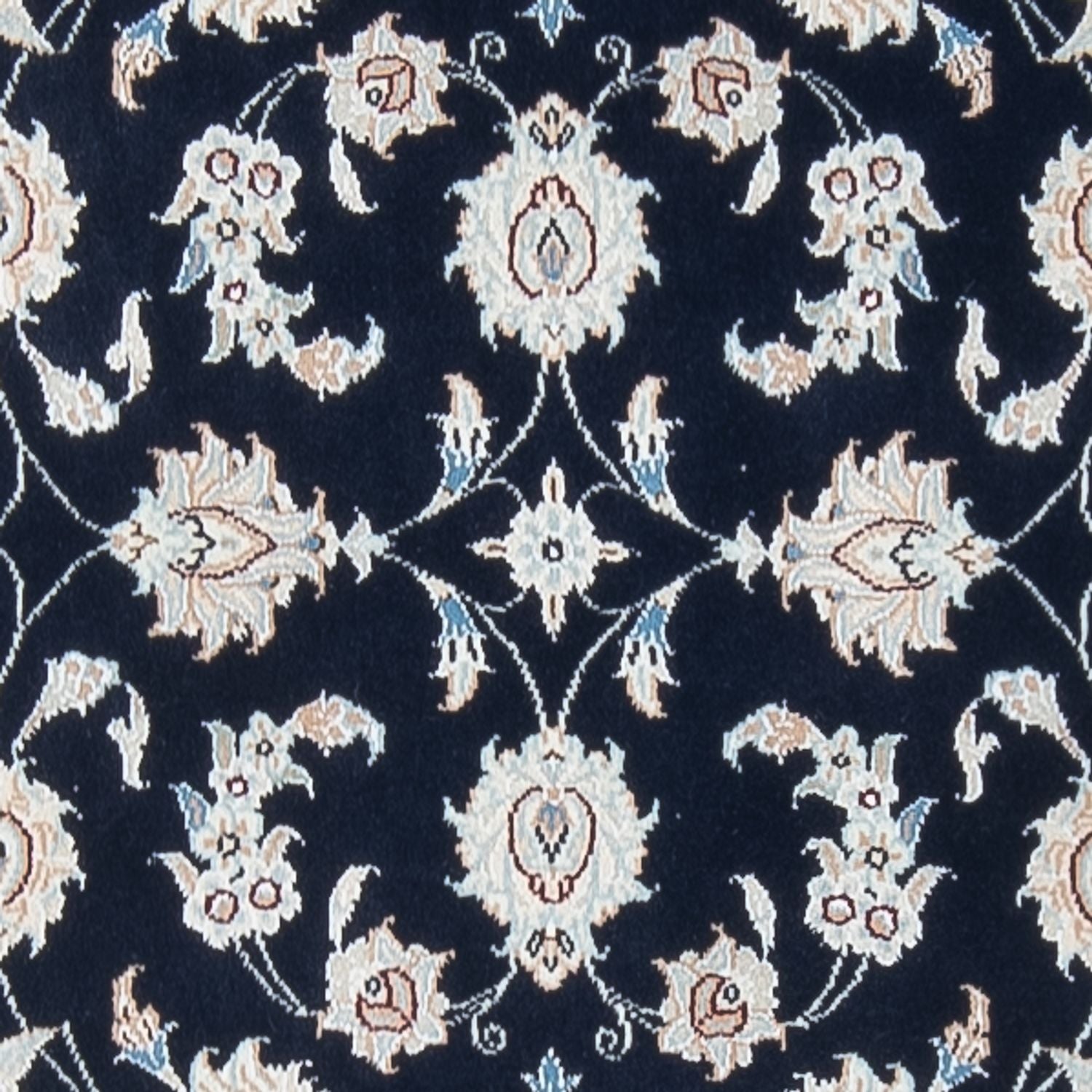 Läufer Perser - Nain - Premium - 302 x 82 cm - dunkelblau