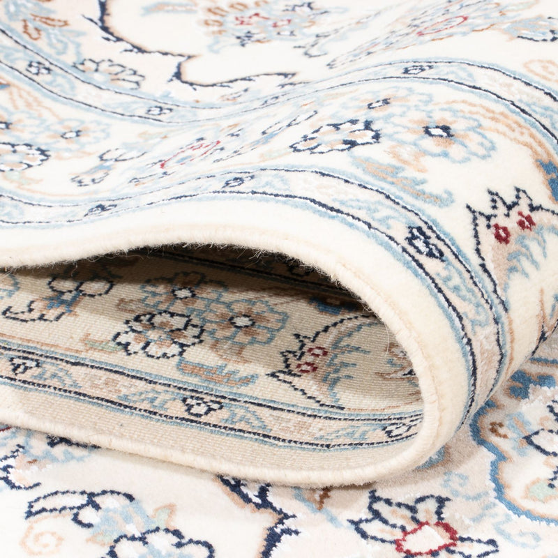 Tapis de couloir Tapis persan - Nain - Premium - 346 x 84 cm - crème