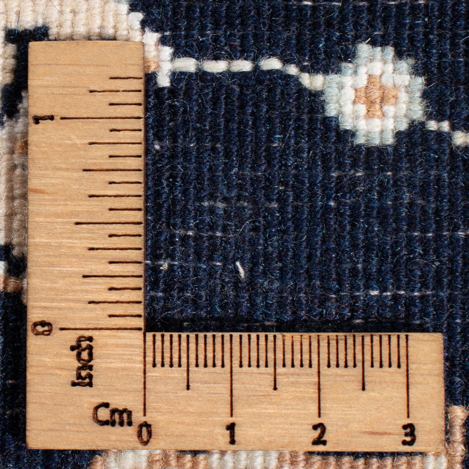 Tapis de couloir Tapis persan - Nain - Premium - 400 x 90 cm - bleu foncé
