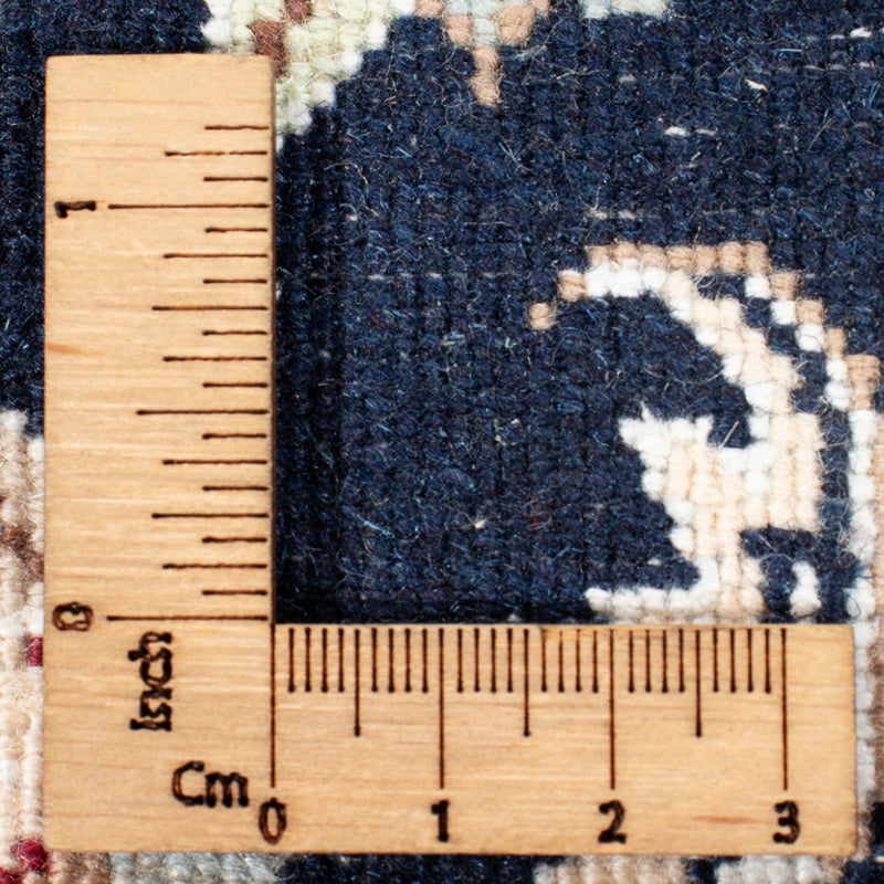 Tapis de couloir Tapis persan - Nain - Premium - 300 x 80 cm - bleu foncé
