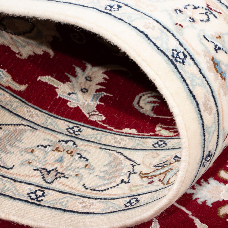 Tapis de couloir Tapis persan - Nain - Premium - 297 x 81 cm - rouge