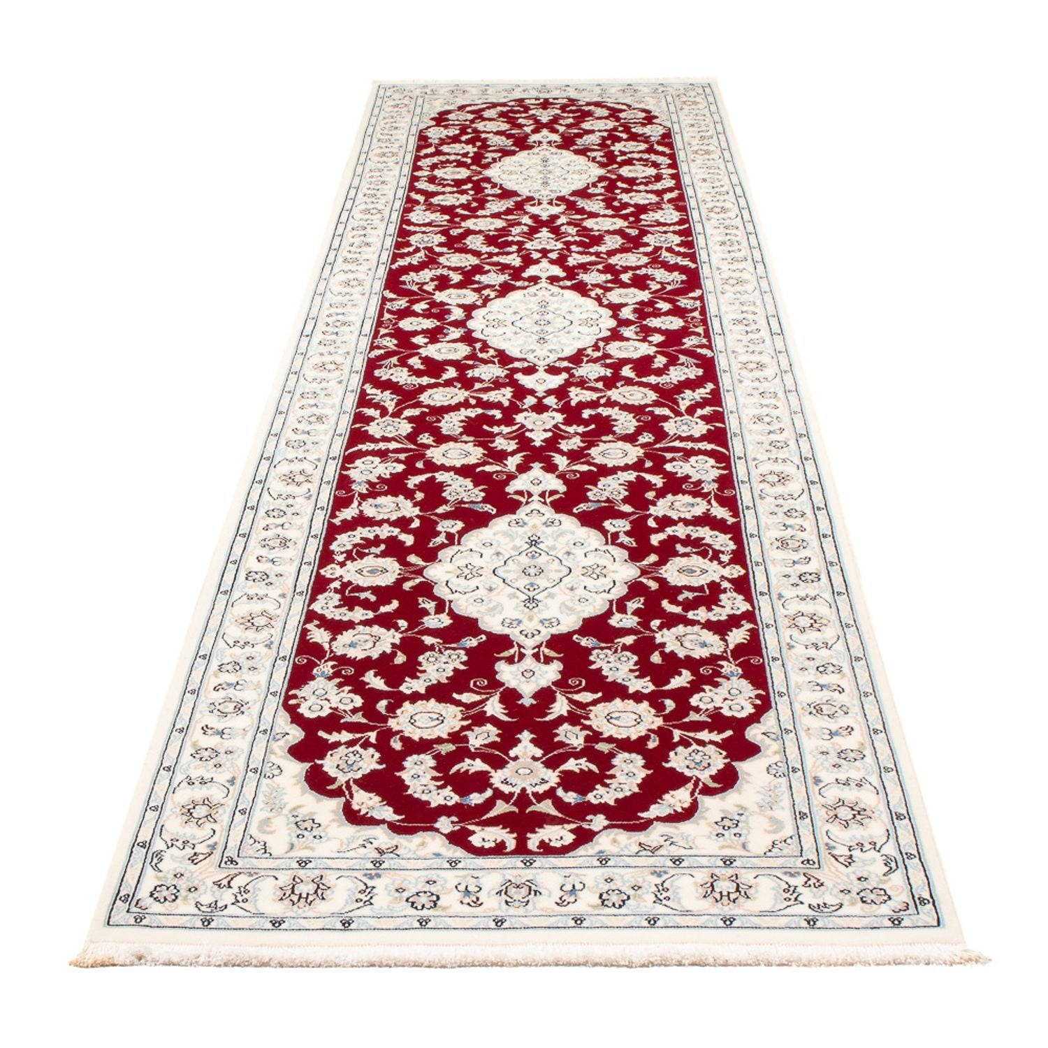 Läufer Perser - Nain - Premium - 354 x 86 cm - rot