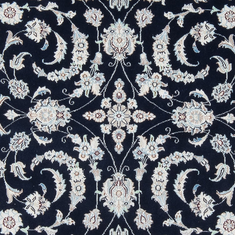 Tapis persan - Nain - Premium - 196 x 151 cm - bleu foncé