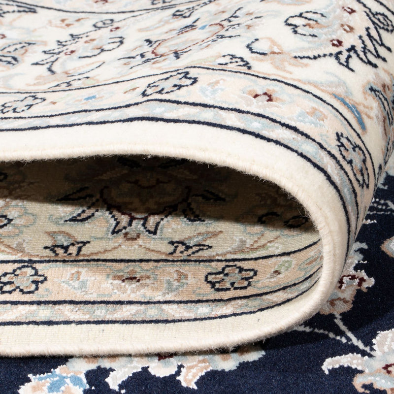 Tapis persan - Nain - Premium - 203 x 150 cm - bleu foncé