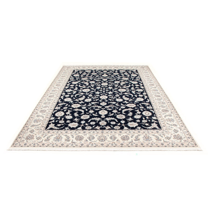 Tapis persan - Nain - Premium - 297 x 200 cm - bleu foncé