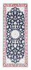 Tapis de couloir Tapis persan - Nain - Royal - 200 x 80 cm - bleu foncé