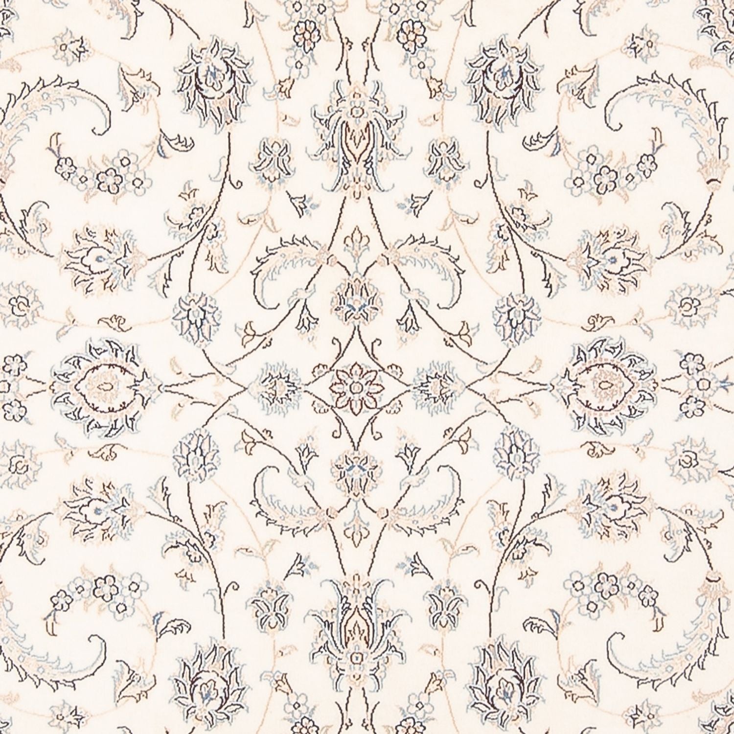 Tapis persan - Nain - Premium - 302 x 197 cm - crème