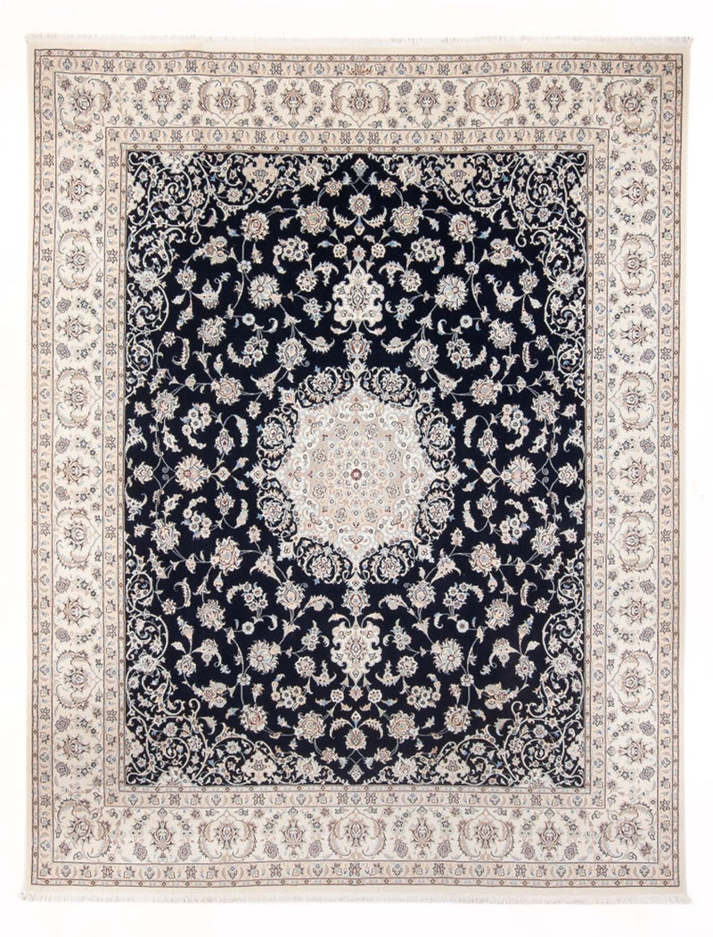 Perserteppich - Nain - Premium - 300 x 247 cm - dunkelblau