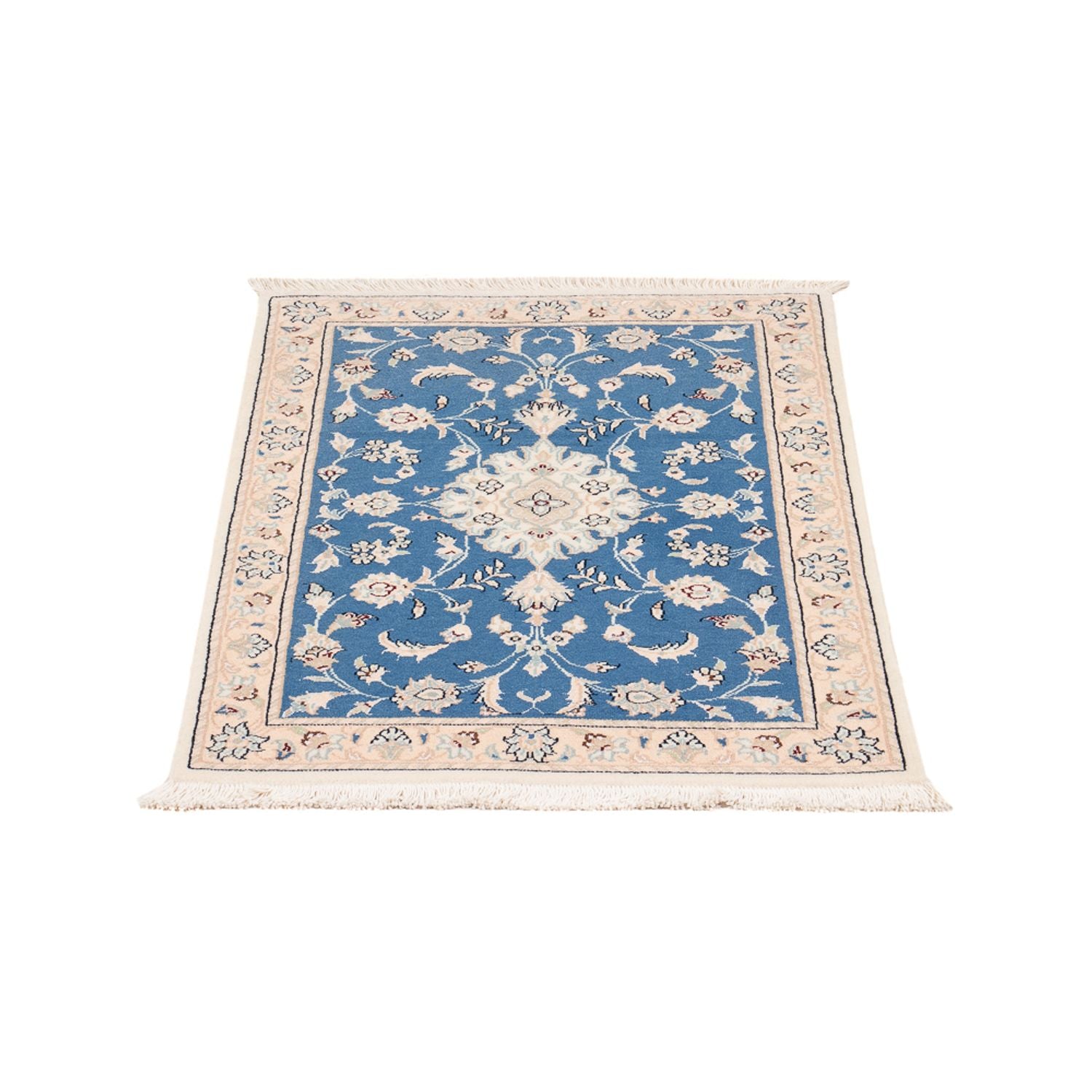 Perserteppich - Nain - 88 x 59 cm - blau