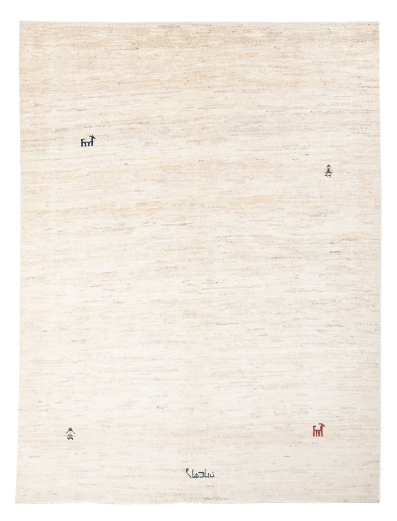 Tapis Gabbeh - Persan - 196 x 149 cm - beige