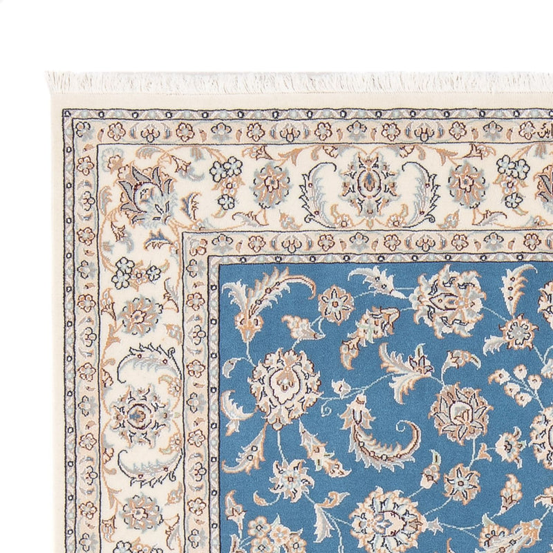 Tapis persan - Nain - Premium - 202 x 150 cm - bleu