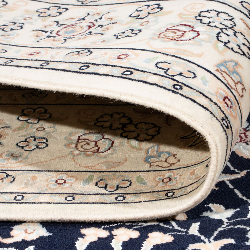 Tapis persan - Nain - Premium - 195 x 150 cm - bleu foncé