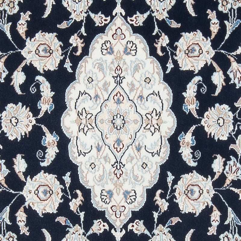 Tapis de couloir Tapis persan - Nain - Premium - 339 x 86 cm - bleu foncé