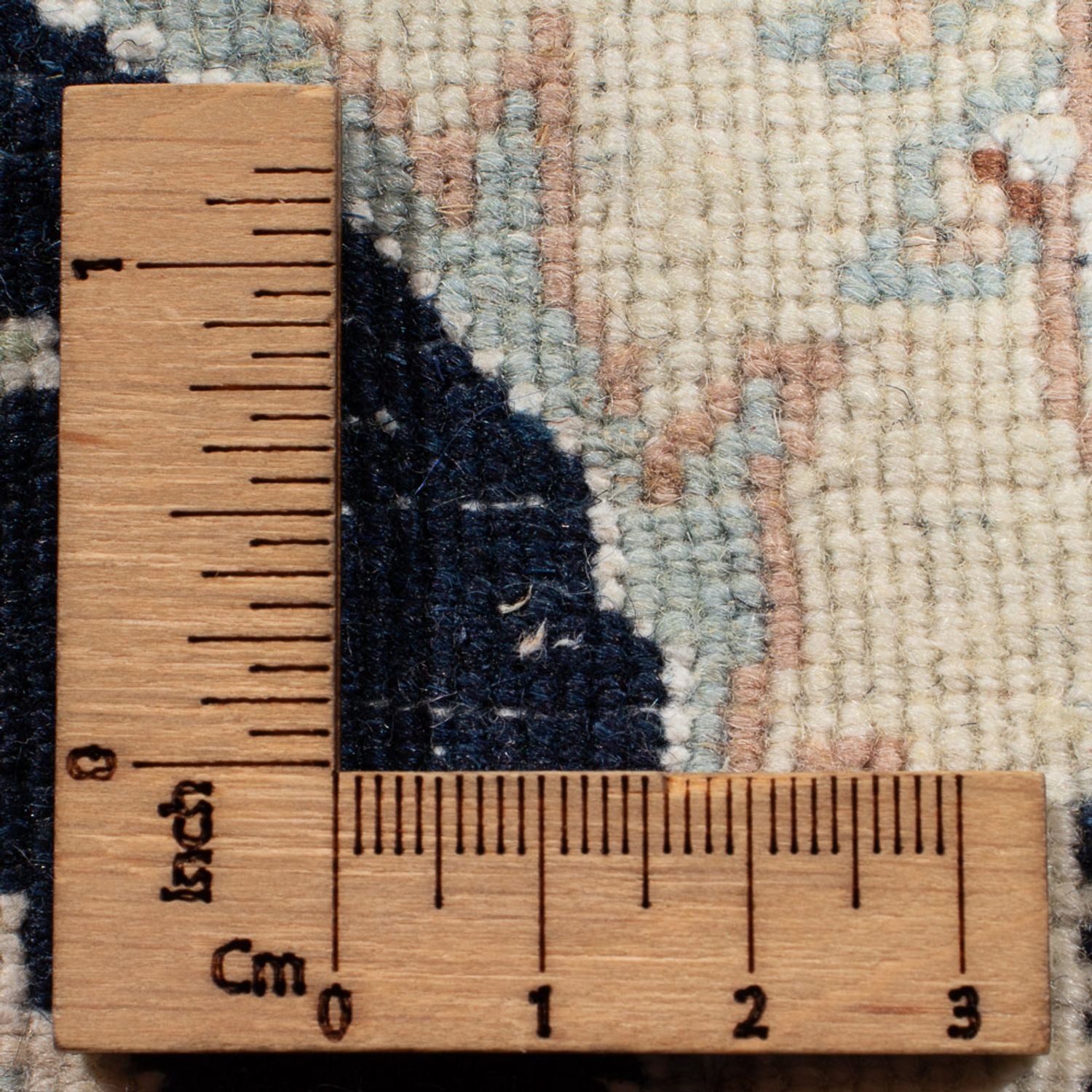 Tapis de couloir Tapis persan - Nain - Premium - 339 x 86 cm - bleu foncé