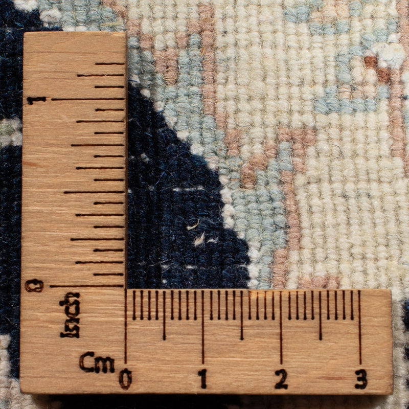 Tapis de couloir Tapis persan - Nain - Premium - 339 x 86 cm - bleu foncé