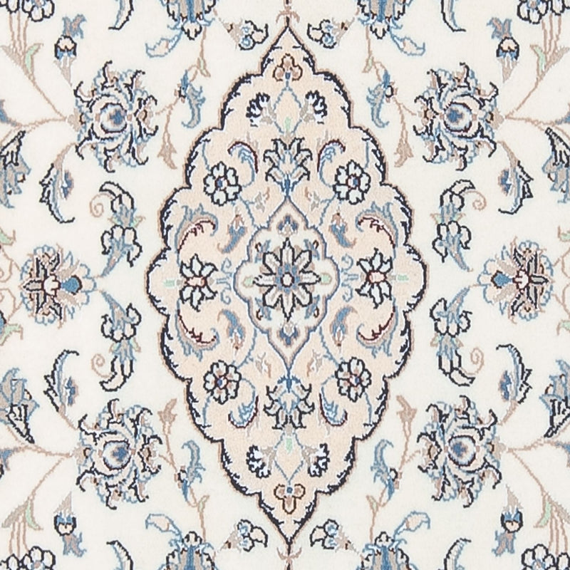 Tapis de couloir Tapis persan - Nain - Premium - 343 x 84 cm - crème