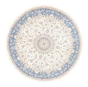 Tapis persan - Nain ronde  - 197 x 196 cm - crème