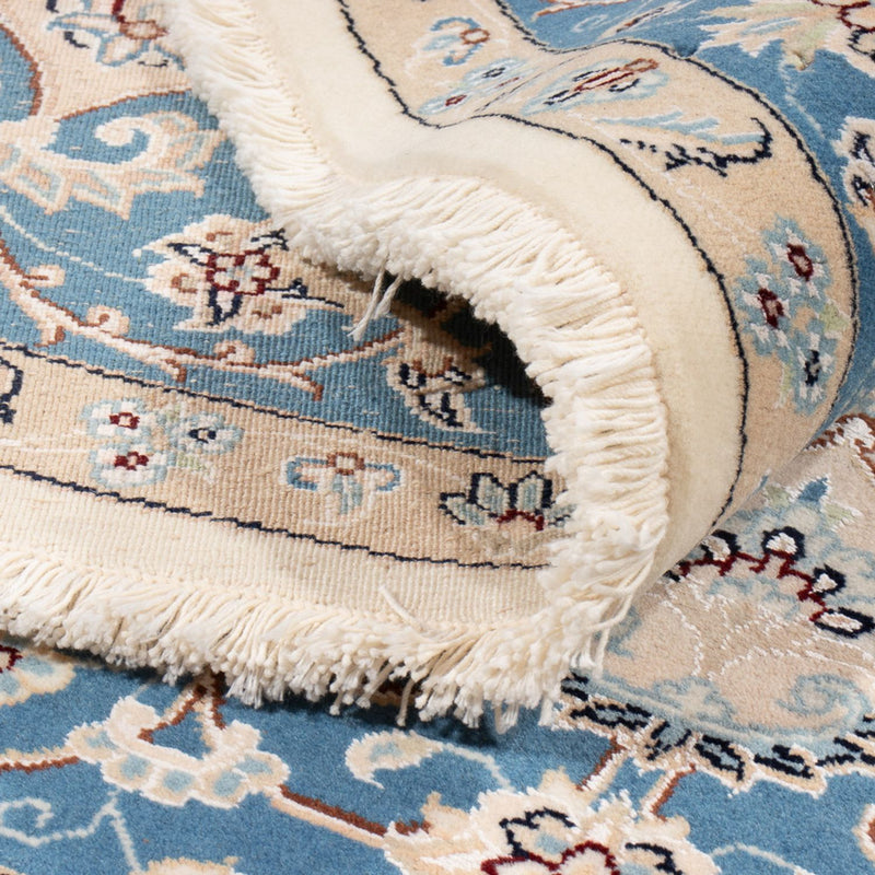 Tapis persan - Nain ronde  - 197 x 196 cm - crème