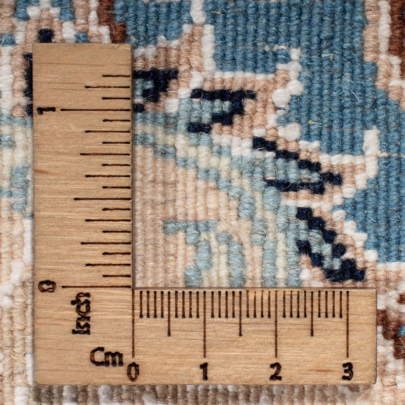 Tapis persan - Nain ronde  - 197 x 196 cm - crème