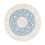 Tapis persan - Nain ronde  - 202 x 197 cm - bleu clair