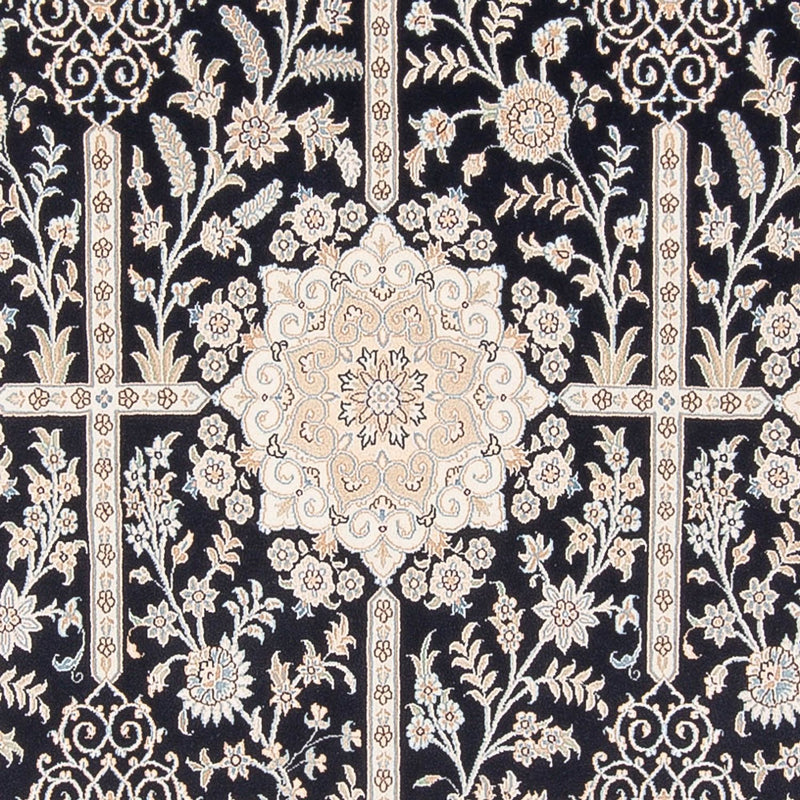 Tapis persan - Nain - Premium - 304 x 197 cm - bleu foncé
