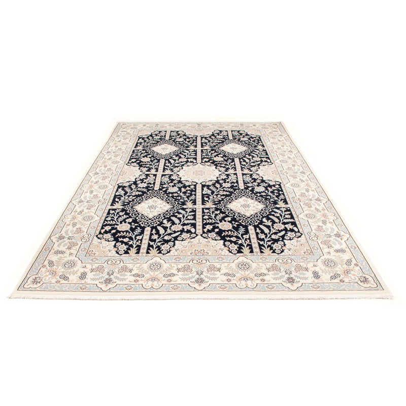 Tapis persan - Nain - Premium - 304 x 197 cm - bleu foncé
