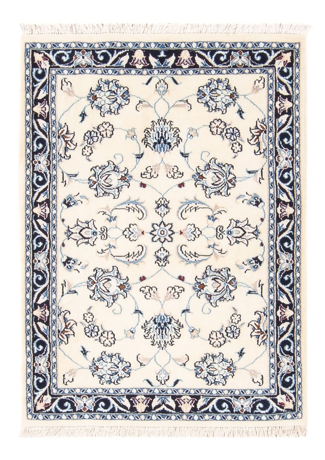 Perserteppich - Nain - 85 x 60 cm - creme