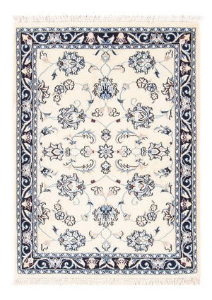 Tapis persan - Nain - 85 x 60 cm - crème