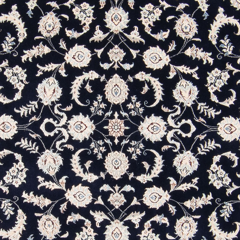 Tapis persan - Nain - 235 x 171 cm - bleu foncé
