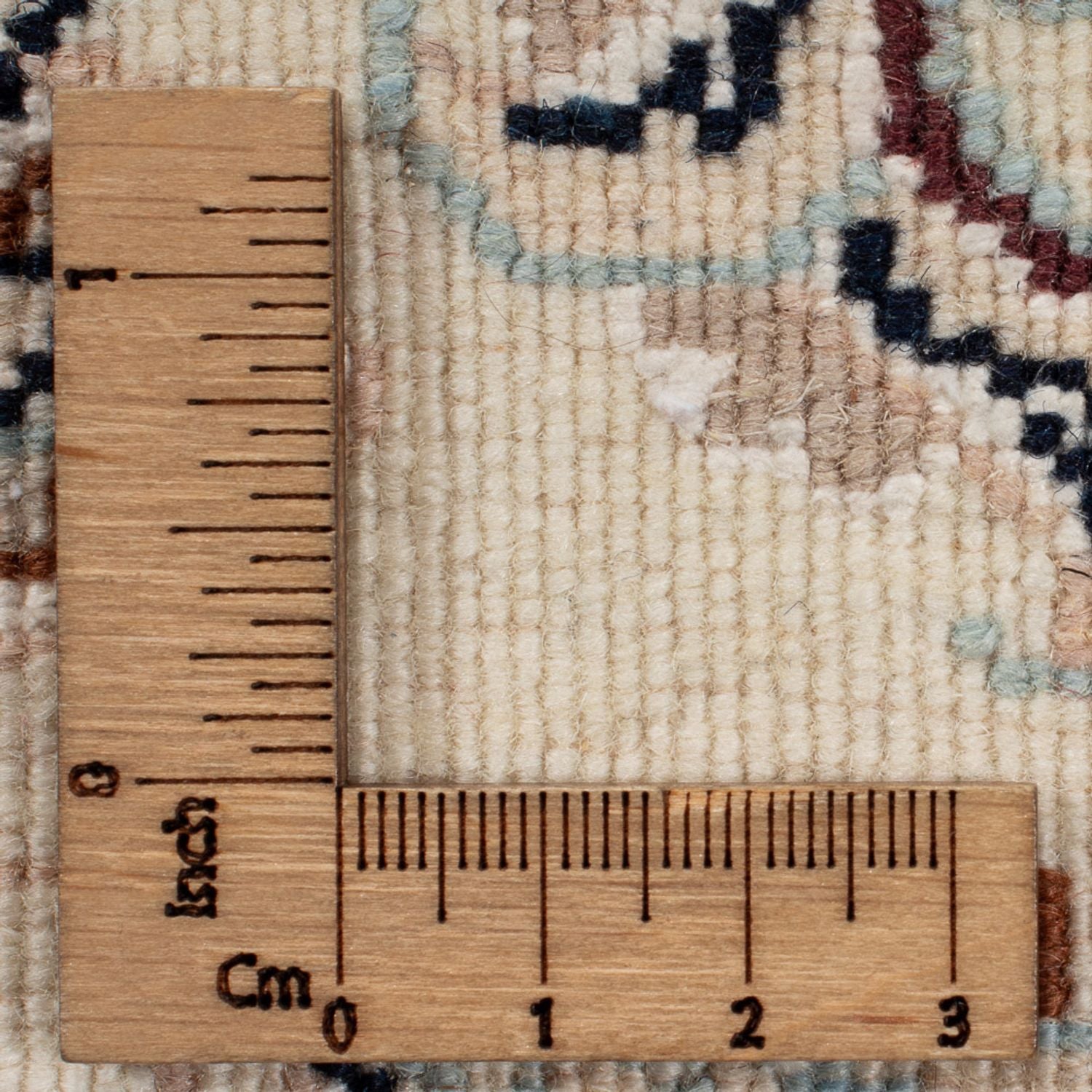 Tapis persan - Nain - 235 x 171 cm - bleu foncé