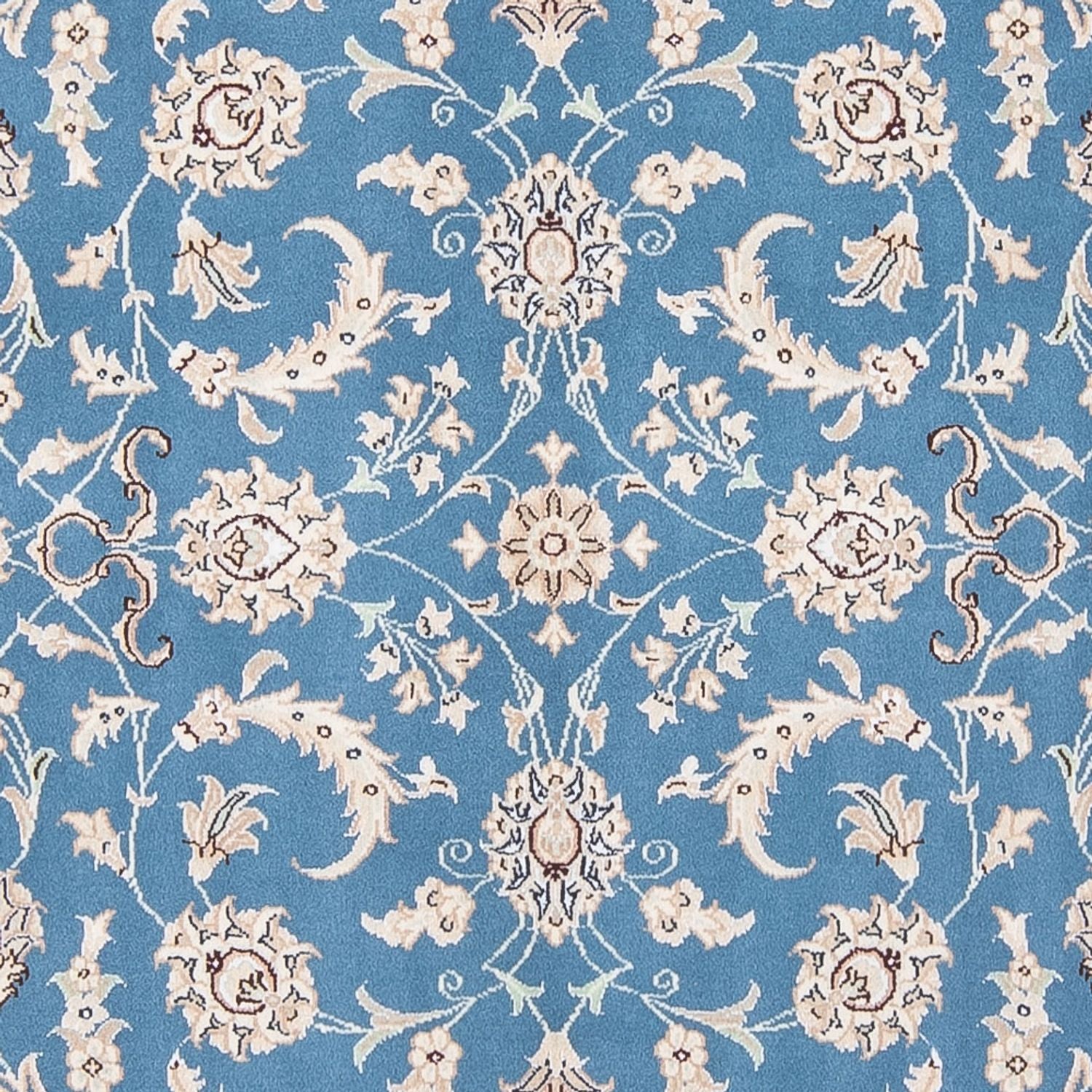 Tapis persan - Nain - Premium - 200 x 148 cm - bleu