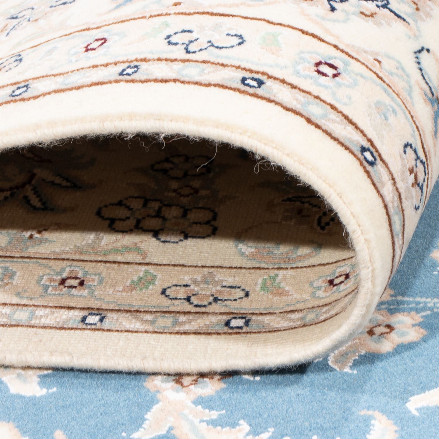 Perserteppich - Nain - Premium - 203 x 150 cm - blau
