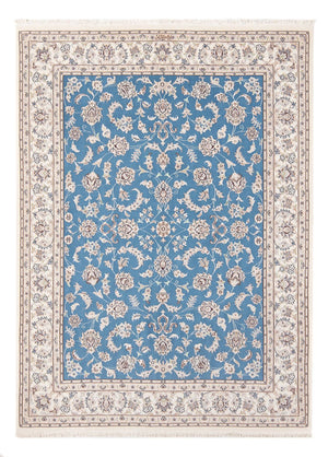 Tapis persan - Nain - Premium - 200 x 146 cm - bleu