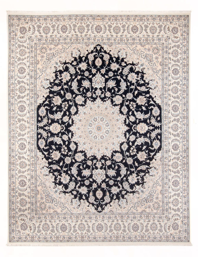 Perserteppich - Nain - Premium - 296 x 247 cm - dunkelblau