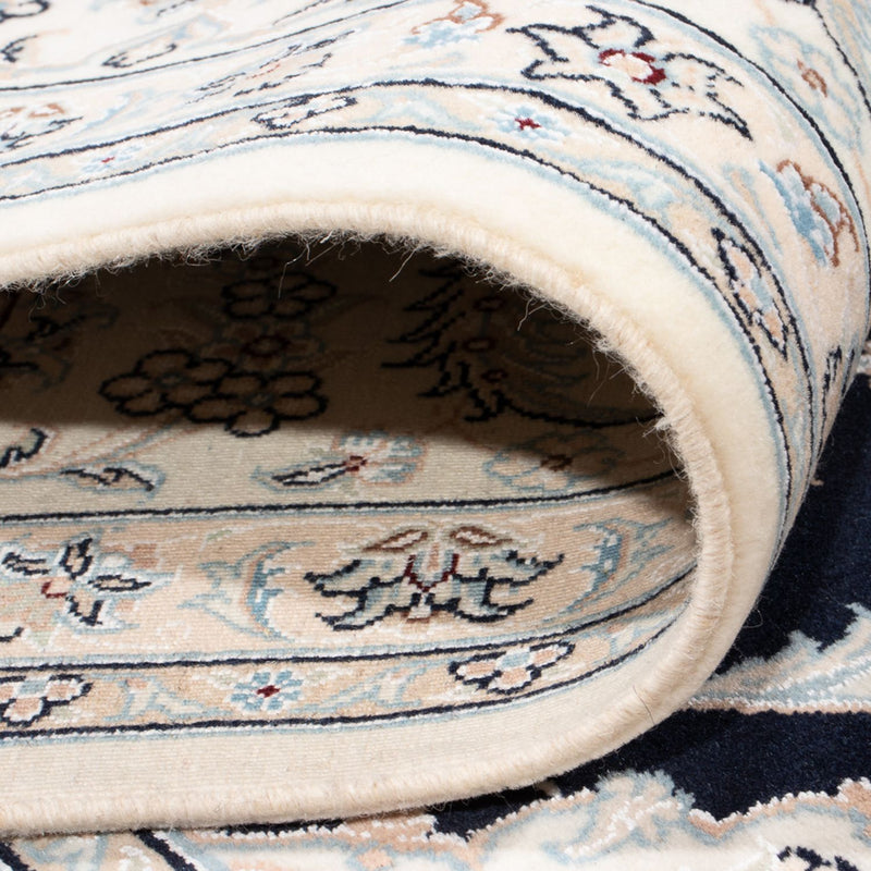 Perserteppich - Nain - Premium - 296 x 247 cm - dunkelblau
