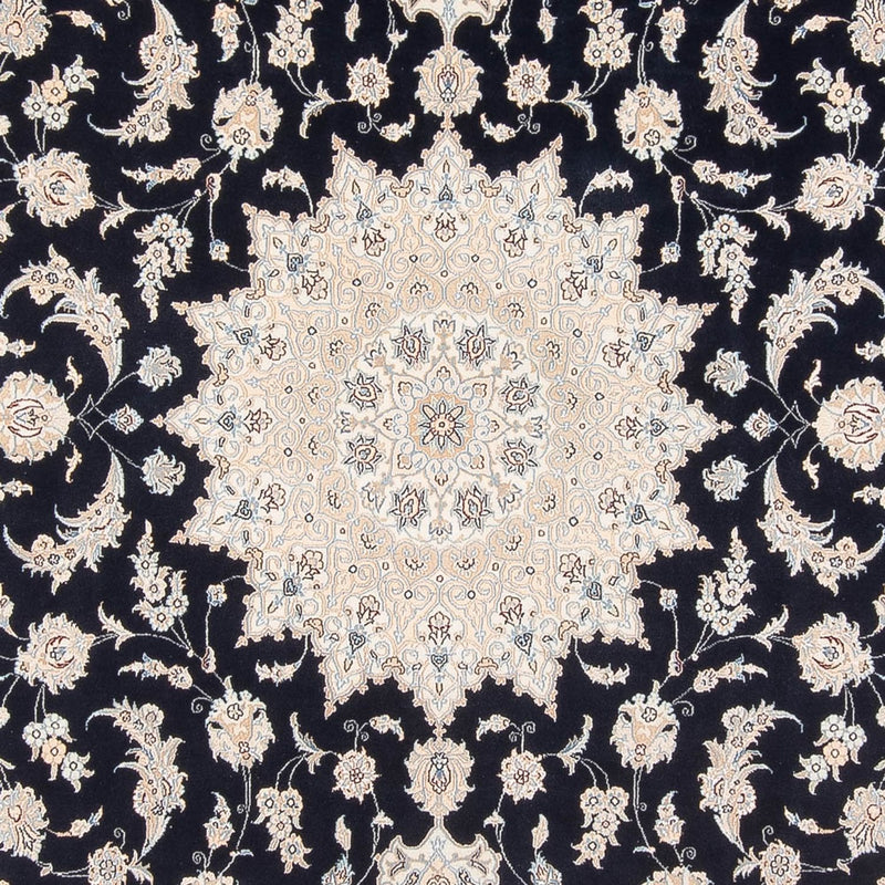 Tapis persan - Nain - Premium - 351 x 247 cm - bleu foncé