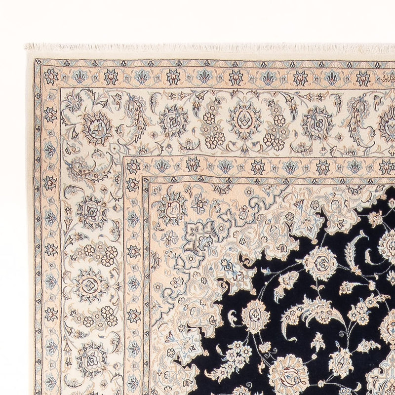 Tapis persan - Nain - Premium - 351 x 247 cm - bleu foncé