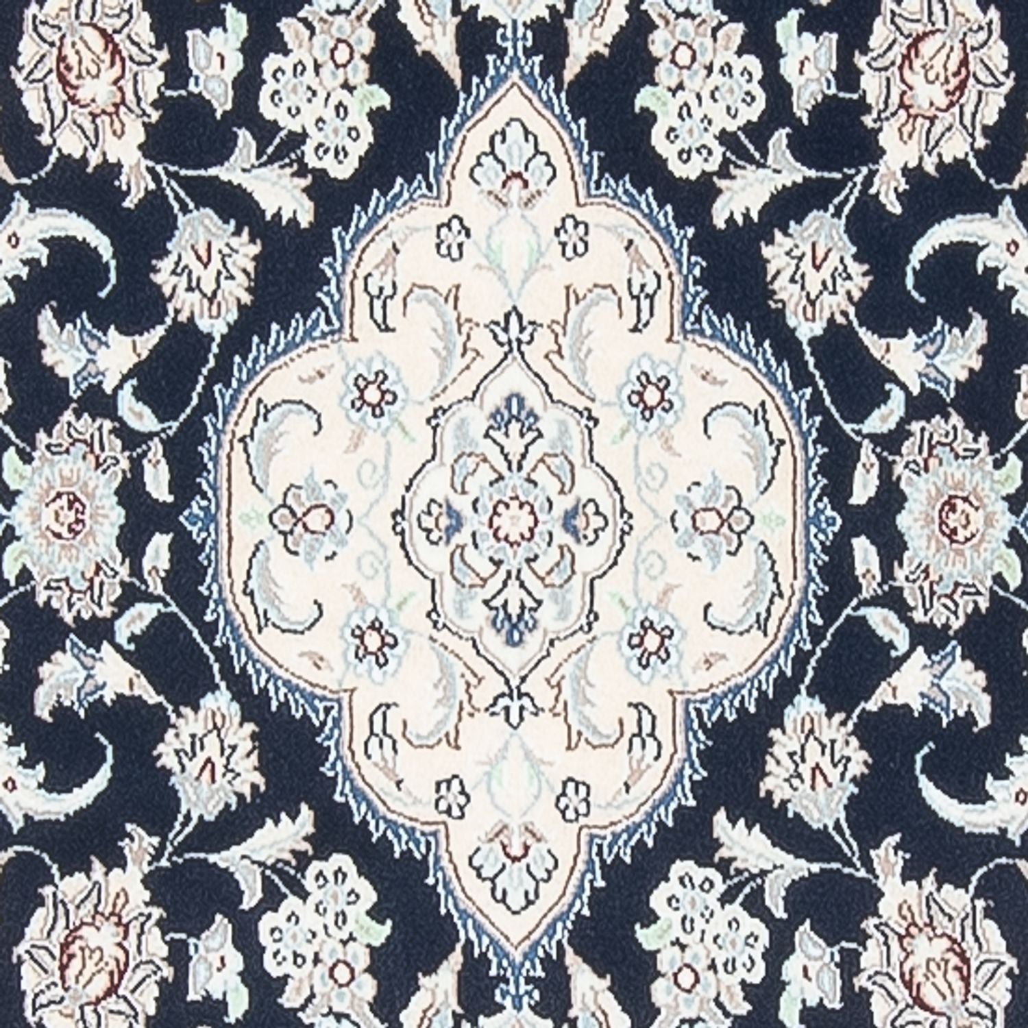 Läufer Perser - Nain - Premium - 392 x 87 cm - dunkelblau