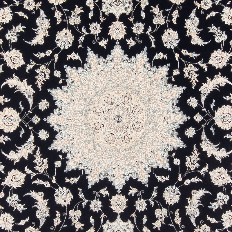 Tapis persan - Nain - Premium - 340 x 246 cm - bleu foncé