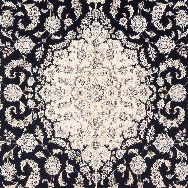 Tapis persan - Nain - Premium - 300 x 200 cm - bleu foncé