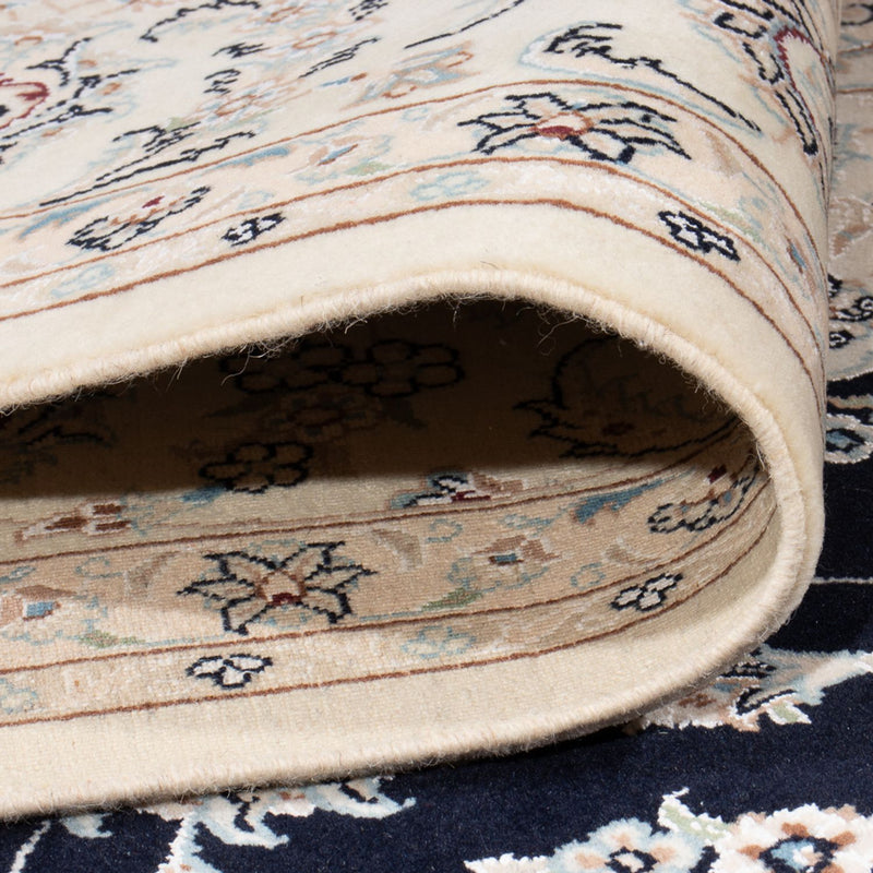 Tapis persan - Nain - Premium - 300 x 200 cm - bleu foncé