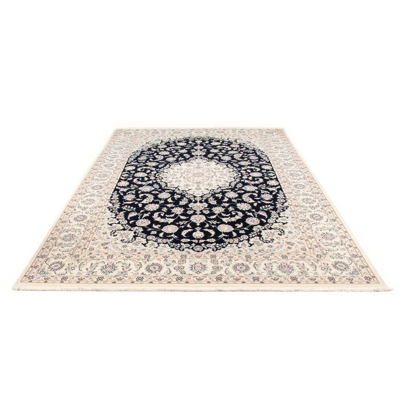 Tapis persan - Nain - Premium - 300 x 200 cm - bleu foncé